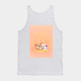 Hamsters Autumn Vibes Cute Hamster Kawaii Artwork Tank Top